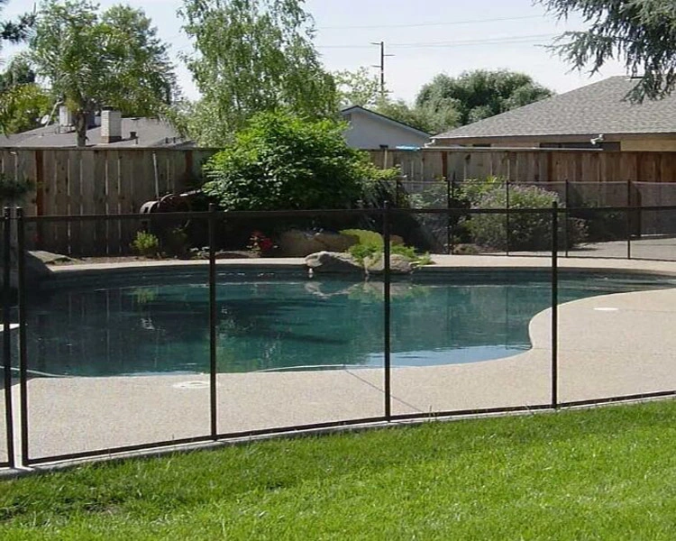 Temporary Removable Vinyl PVC Coated Polyester Mesh Garden Baby Guard Swimming Pool Barrier Safety Fence